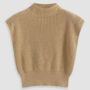 Cider - Solid High Neck Knit Vest